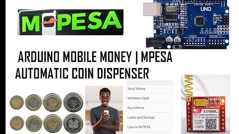 Arduino mobile money | mpesa Coin Dispenser