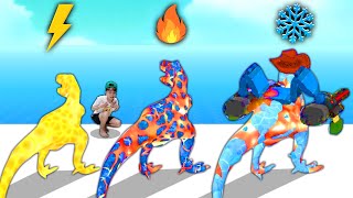THẮNG TÊ TÊ SỞ HỮU SIÊU KHỦNG LONG TÊN LỬA BĂNG SẤM SÉT TRONG Dino Evolution Run 3D