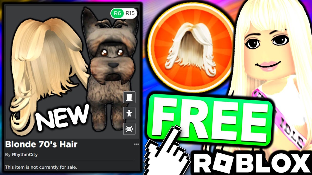 HURRY* GET THIS FREE BLUE ROBLOX HAIR NOW 😲😵 *LIMITED EVENT