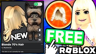 FREE ACCESSORIES HOW TO GET Blonde 70’s Hair & Bear Rexha Shoulder Pet (ROBLOX Harmony Hills RP)