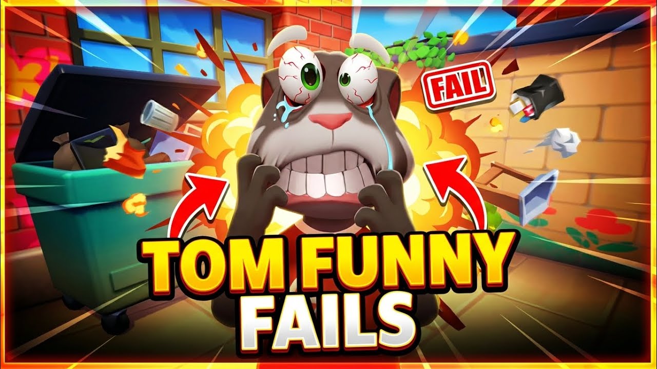 Tom Fail Talking Tom 2025 — Tom thought it would be funny… EPIC FAIL 😂🔥# ...