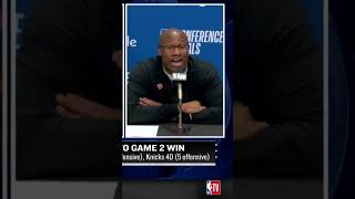 Mike Brown on the free throw discrepancy in Game 2:"I don't know what to do about the fr