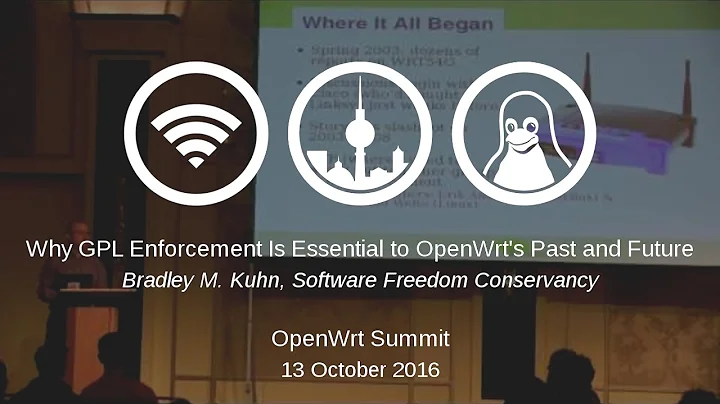 Why GPL Enforcement Is Essential to OpenWrt's Past and Future