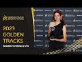 Inspiring the next generation  angelina topic  red carpet interview  2023 golden tracks