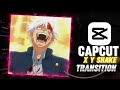 How to Make Trending Capcut X Y Shake Transition | CapCut Tutorial| Anime Edit Tutorial