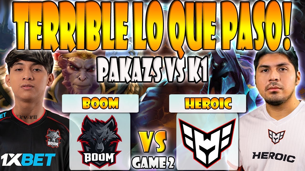 HEROIC VS BOOM BO5[GAME 2]GRAN FINAL - K1, SCOFIELD VS PAKAZS ...