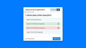 Create a Quiz App with Timer using HTML CSS & JavaScript | CodingNepal