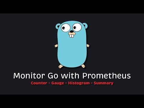 How to Monitor/Instrument Golang with Prometheus (Counter - Gauge - Histogram - Summary)