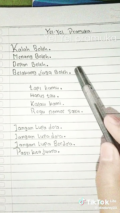Yel Yel Pramuka siaga