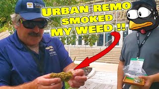 URBAN REMO SMOKED MY WEED ! Entrevue avec URBAN REMO qui test mon cannabis ! Expo Montreal Interview