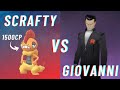 ONE GREAT LEAGUE SCRAFTY VS TEAM ROCKET BOSS GIOVANNI - SHADOW SUICUNE