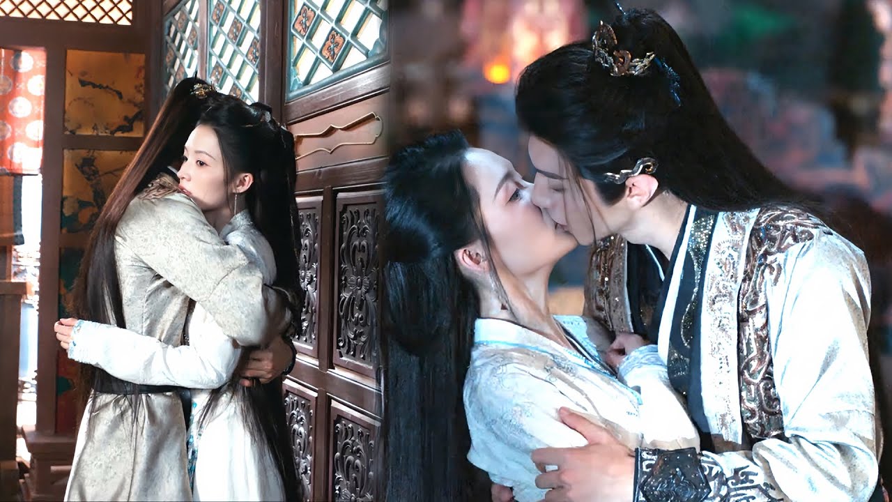 王爺與灰姑娘久別重逢，灰姑娘還在報告工作，王爺已經等不及將她摟入懷中狠狠親吻，宣洩思念！#一笑随歌 #陈哲远 #李沁 #古装 #爱情