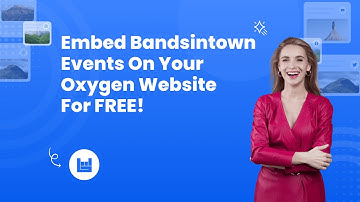 How to embed Bandsintown events on your Oxygen website for FREE? #embed #free #bandsintown #oxygen
