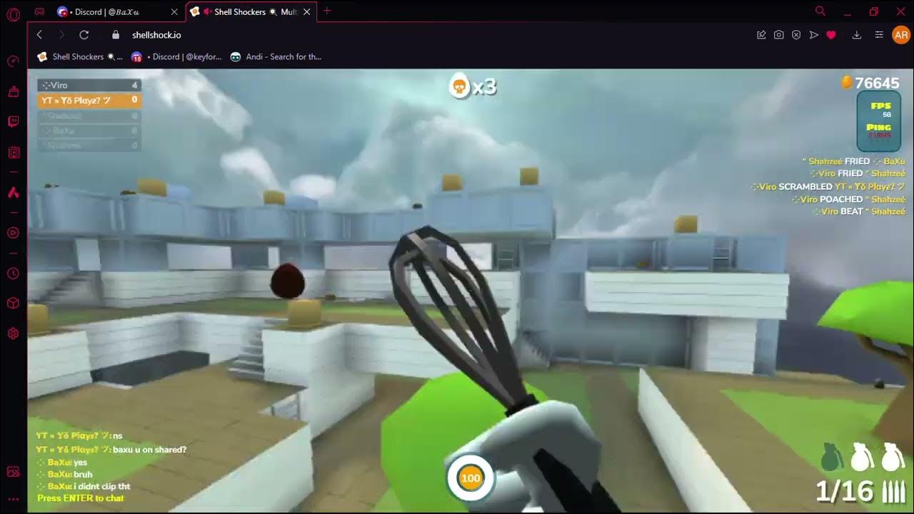 Trickshot On Virojet Shell Shockers Yo Playz? YouTube