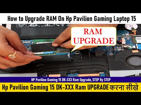 Upgrade HP Pavilion Gaming 15 with RAM || HP Pavilion Gaming 15 dk-xxx Ram Upgrade