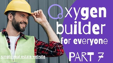 Listing website with Oxygen | Templating, Global Colors in Oxygen | Day 7 | Oxygen for everyone