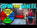 Spider-Man But The Wheel Picks The Challenge