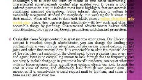 Php classified script, classified ads script php, Craiglist Clone script