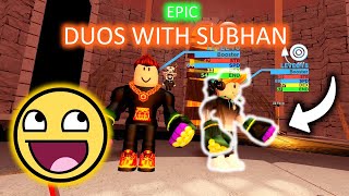 Duos with subhaan again! *FUNNY MOMENTS* (Roblox Boxing League)