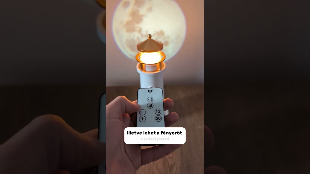 Éjjeli fény Aliexpressről #aliexpress #moonlight #projectorlamp #light #homedecor