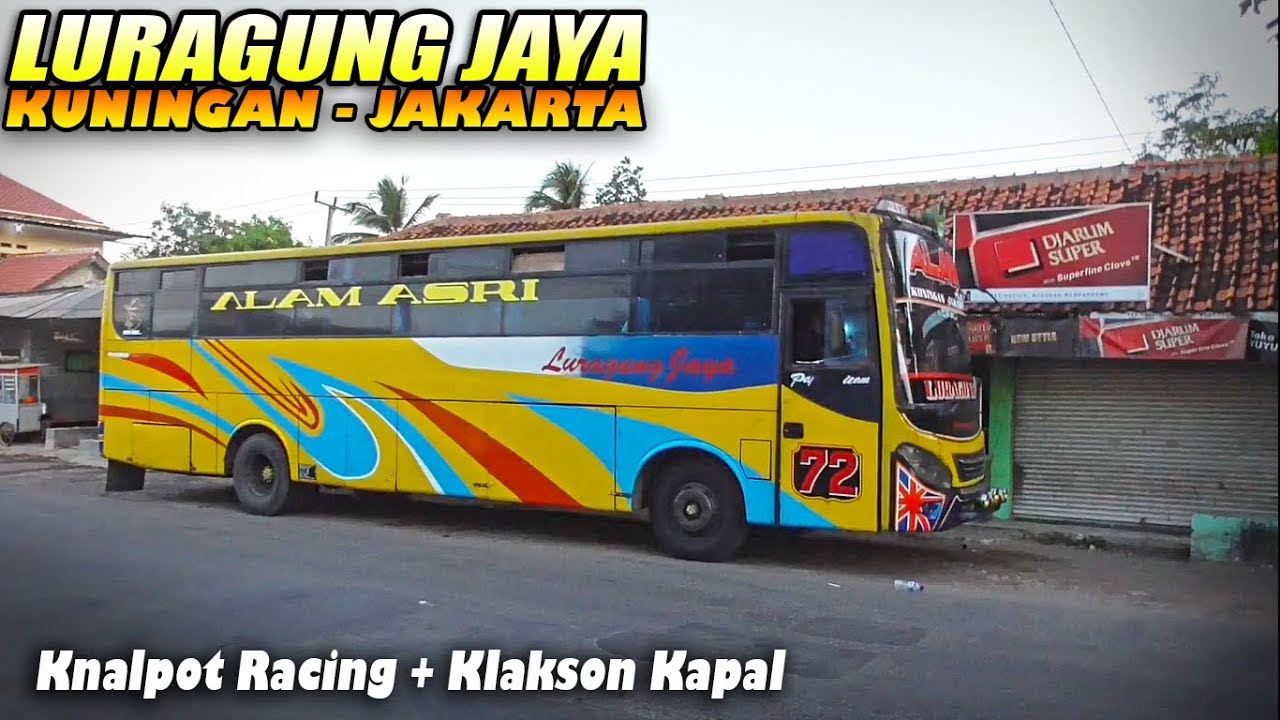 90 RIBU Rupiah || Sensasi Trip Naik Bis LURAGUNG Sumuk Class Kuningan - Jakarta