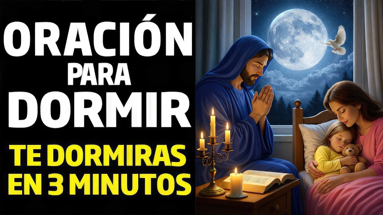 SALMO de la NOCHE para DORMIR con PAZ Profunda 🕊️ Escucha la VOZ de DIOS y Libérate del Miedo