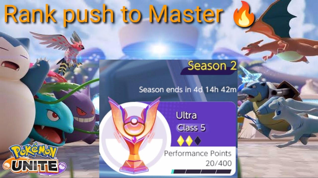 Solo rank push to Master 🔥 | Pokemon Unite OP gameplay 🔥🔥🔥🔥 | Pokemon ...