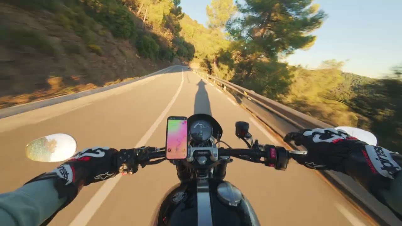 Triumph Scrambler 1200X Zard Race Exhaust | POV | Barcelona