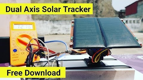 Dual Axis Solar Tracker | Free Download | Prototype Project | For Engineering Students