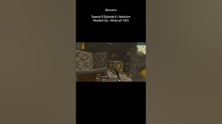 Season 5 Episode 6 - Hardcore Modded City - Minecraft 1.16.5 (Short 11)