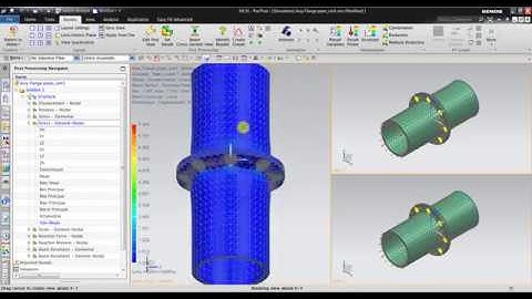 NX CAE : Bolt Conection Simulation - Basic Steps