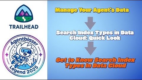 Get to Know Search Index Types in Data Cloud || Search Index Types in Data Cloud: Quick Look