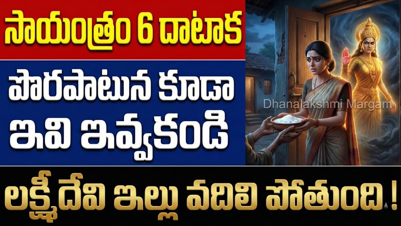 సాయంత్రం 6 దాటాక పొరపాటున కూడా ఇవి బయటకి ఇవ్వకండి! ఇల్లంతా దరిద్రమే! || Don't Give After 6 PM