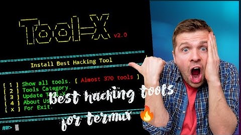 Best all in one Hacking tools for termux (Tool-X) 🔥 with live demo😈 #termux #hacking #ethicalhacking