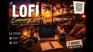 I built the world's most peaceful LoFi cafe (Wait for the sunset) 🌅