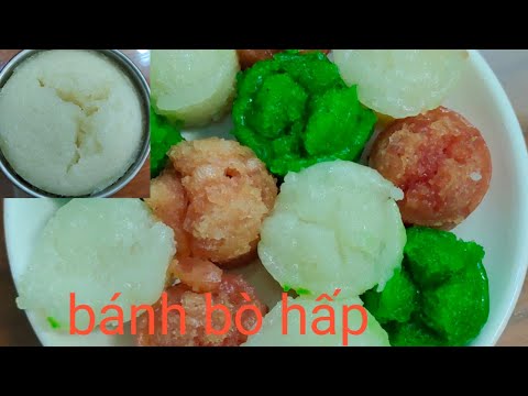 Cách làm bánh bò hấp nước cốt dừa thơm ngon