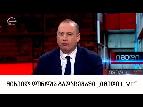 ფინანსთა მინისტრის მოადგილე მიხეილ დუნდუა გადაცემაში „იმედი LIVE“