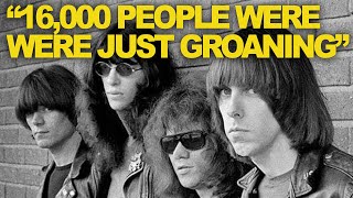 The RAMONES talk about opening for Foreigner (1979)