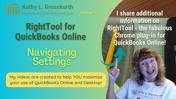 RightTool for QuickBooks Online - Navigating Settings