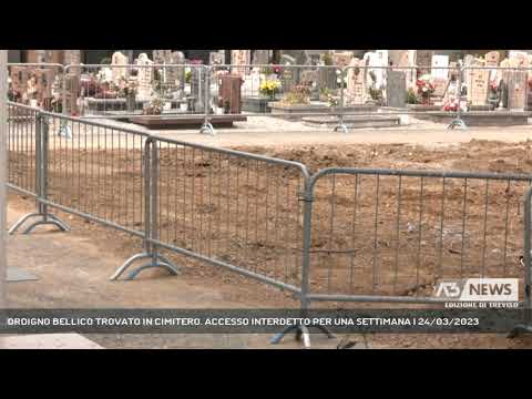 ORDIGNO BELLICO TROVATO IN CIMITERO. ACCESSO INTERDETTO PER UNA SETTIMANA | 24/03/2023