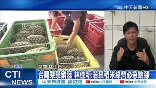 【整點精華】20210301 台鳳梨禁銷陸 林佳新:若禁稻米綠營必急跳腳