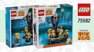 LEGO® Despicable Me 4 Brick-Built Gru and Minions (75582)[839 pcs] Speed Build @TopBrickBuilderLite