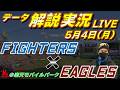【日ハムライブ】 北海道日本ハムファイターズ vs 東北楽天ゴールデンイーグルス 5月4日(月) @楽天モバイルパーク宮城 データ解説実況LIVE