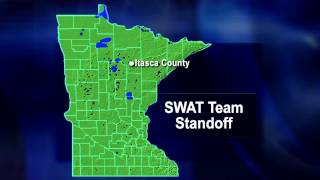 SWAT Team Standoff in Itasca County - Lakeland News at Ten - April 9, 2015