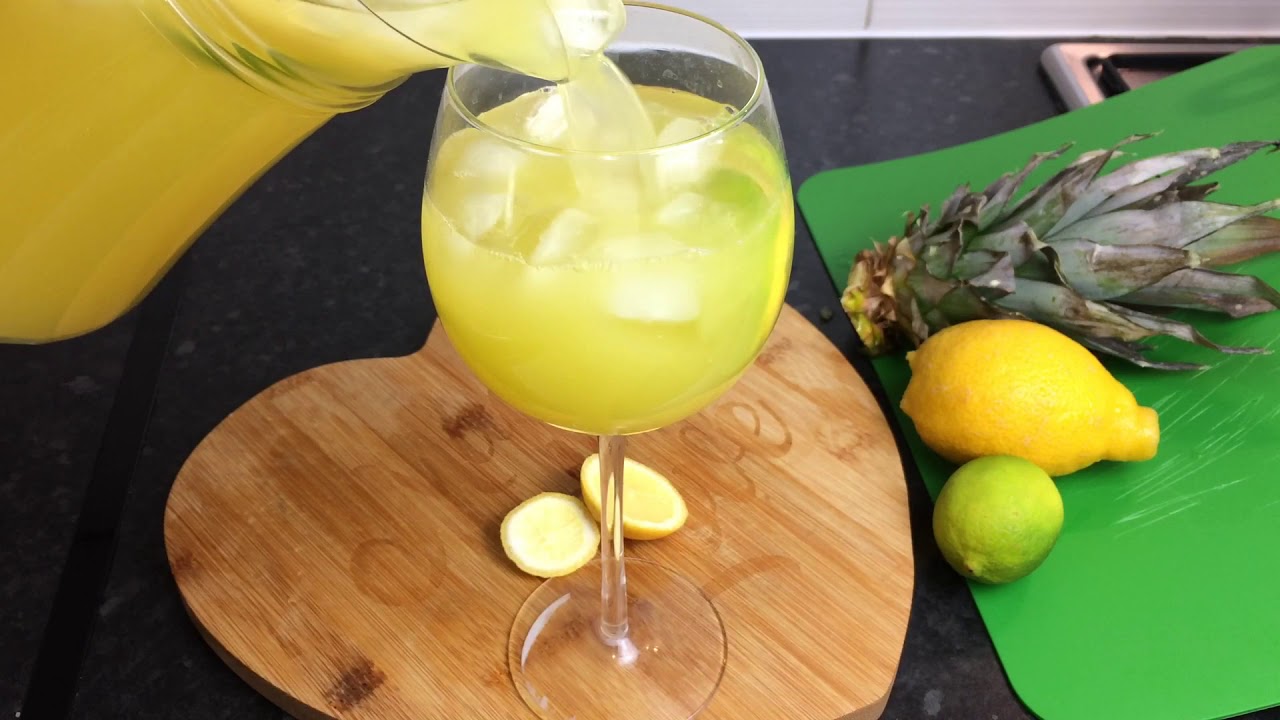 HOMEMADE PINEAPPLE GINGER JUICE PINEAPPLE JUICE YouTube