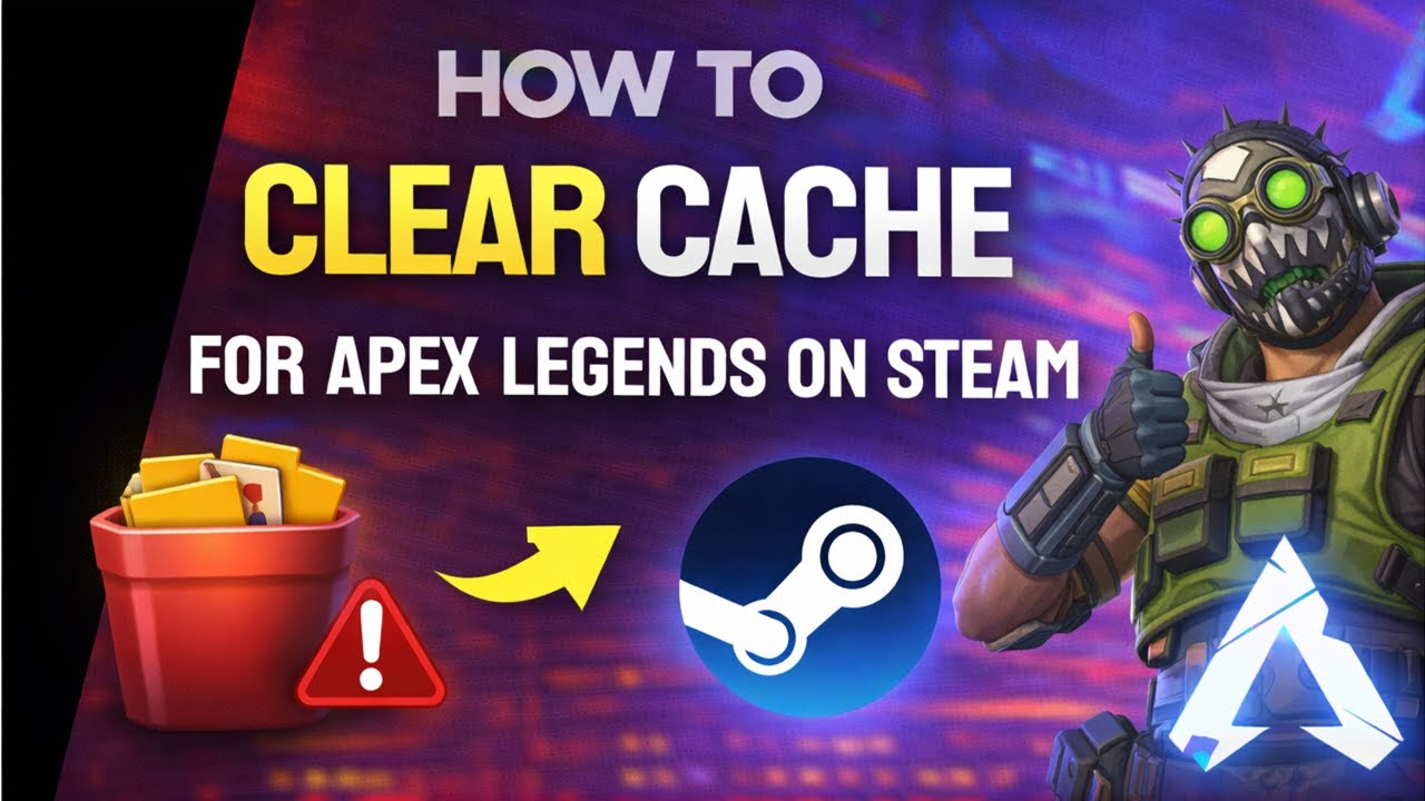 How to CLEAR CACHE for Apex Legends on Steam (Step by Step) - YouTube