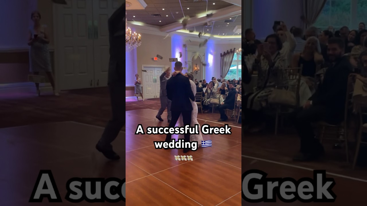 Dollar Dollar Bill y’all! 💸 A Greek wedding filled w/ love ❤️🇬🇷 