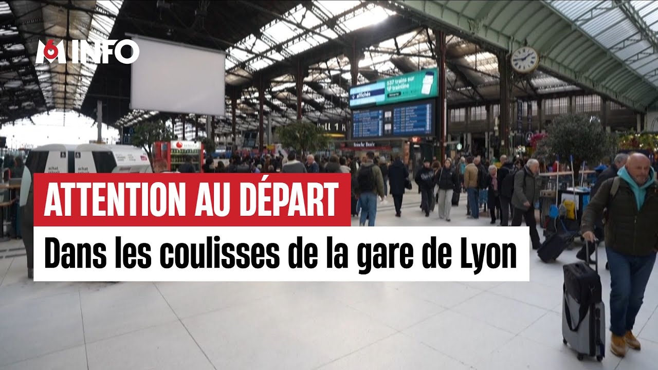 Dans les coulisses de la gare de Lyon à Paris