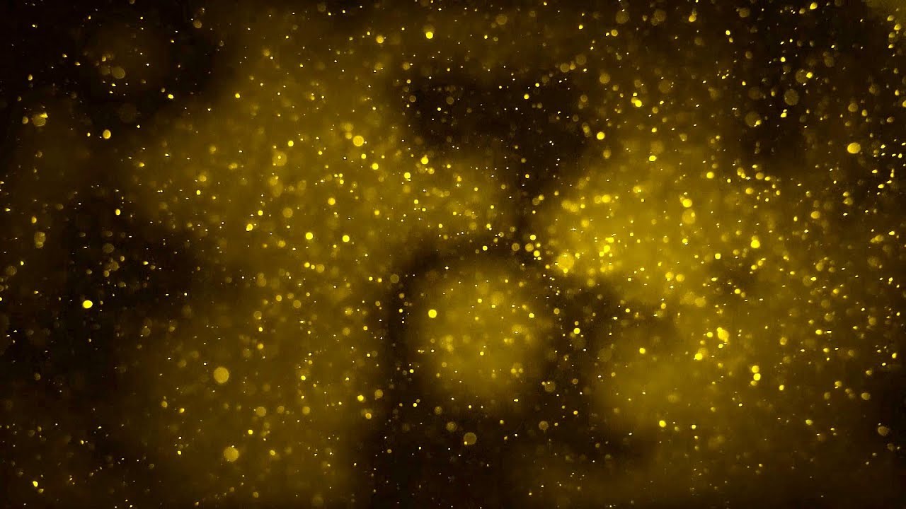 Gold Glitter Particles [New Year's Eve background]