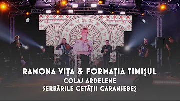 Ramona Vita ❌ Formatia Timisul - Colaj Ardelene LIVE 1 🎷 Serbarile Cetatii la Caransebes 2023